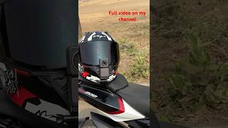 Dji Action 2 helmet setup #shorts #ytshorts #viralvideo #djiaction2 #motovlog #ns200