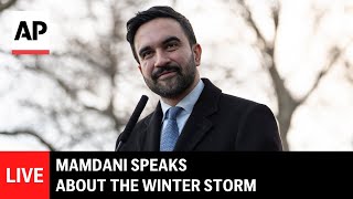 LIVE: NYC Mayor Mamdani speaks about the winter storm