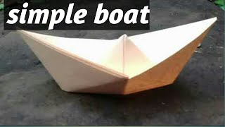 How to Make a Paper Boat | Origami Boat | Origami Step by Step Tutorial