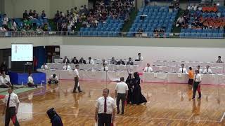 2019年IH 剣道 女子 個人 3回戦 柿元冴月（守谷 茨城）VS 山村梨々菜（山口県桜ケ丘 山口）