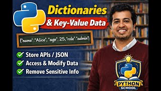 Python Dictionaries Explained | Key-Value Data & FastAPI JSON Basics | Python School