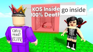 Roblox BUT Every Second You Get KILLED