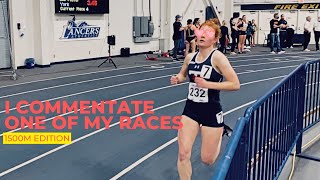 I commentate my 1500m race