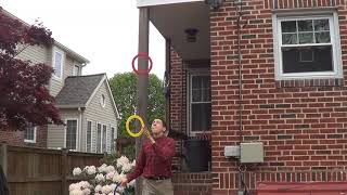 Robert LeBoeuf - Ring Juggling Tricks from 3 to 6