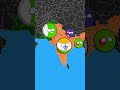 Pakistan And India Friendship Vs Robot part 3 #countryballs #nutshell