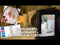 DAY IN THE LIFE OF A INFLUENCER  [Sponsorships + Management + Creating Paid Content]