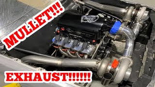 Mullet El Camino Build Episode 9, Downpipes, Wastegate Pipes and more!