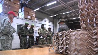 Riggers from 5th Quartermaster Detachment Training Cameroon Soldiers