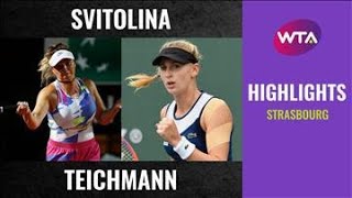 Elina Svitolina vs. Jil Teichmann | 2020 Strasbourg Quarterfinal | WTA Highlights