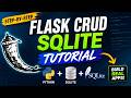 Flask CRUD Application Tutorial with SQLite: Step-by-Step Guide