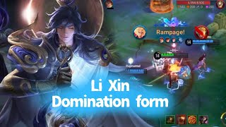 Chill gaming with Li Xin Domination form | Heaven and Hell Legend skin | Honor of Kings