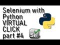 Selenium Webdriver with Python tutorial - CLICK as human part #4