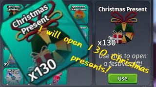 I will open 130 Christmas presents! / #creaturesofsonaria #roblox