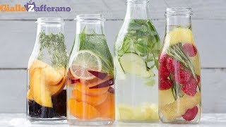 ACQUA AROMATIZZATA (Detox, digestiva, rimineralizzante, dissetante) - Ricetta in 1 minuto