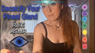 Decalcify Your Pineal Gland | Reiki ASMR | Hand Movements. Gemstone Healing. Awakening ✨
