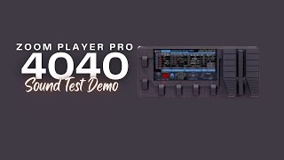 Zoom Player Pro 4040 - Sound Check Demo