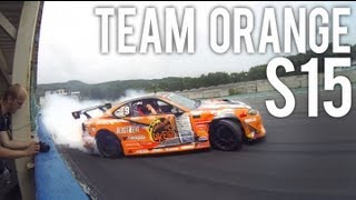 Team Orange S15 Shredding Minami!! | Naoto Suenaga ドリフト | Brokenimage.com.au