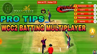 Wcc2 Batting Multiplayer Tips | Hit Every Ball Six in Wcc 2