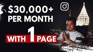 How I Make $30,000+ Per Month With 1 Instagram Theme Page