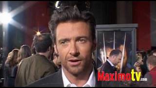 HUGH JACKMAN Interview at X-MEN ORIGINS WOLVERINE Premiere