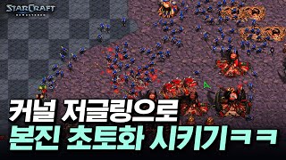 미친 슈퍼 저글링!ㅋㅋ 본진 덮으러 갑니다~