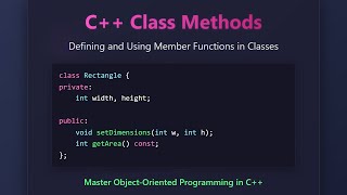 C++ Class Methods: A Beginner's Guide to Member Functions