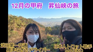 タクシー2時間三千円ポッキリ❣️昇仙峡🗻第一タクシーの可愛いドライバーと樹光庵社長に感謝した旅の思い出💓#昇仙峡　#第一交通　#樹光庵