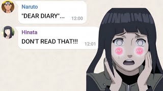 If NARUTO stole HINATA'S DIARY but it gets even funnier