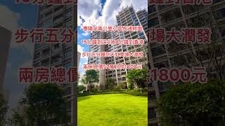 惠陽站兩公里長通熙園小區｜15分鐘到深圳60分鐘到香港｜步行諸惡莫作到天虹大潤發｜兩房總價52萬月給1800元#大亞灣 #大樓 #低首付 #港鐵 #地鐵站 #深圳 #現樓 #惠州筍盤 #惠州南站