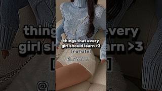 things that every girl should learn #subscribers #views #recommended #likes #viral #trending #sub