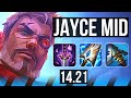 JAYCE vs AHRI (MID) | EUNE Master | 14.21