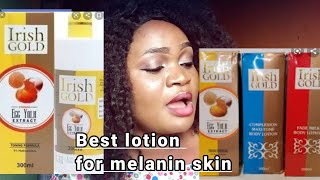 Irish Gold Best lotion for melanin skin