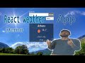 React weather app demo