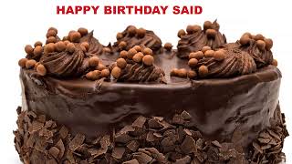 Said Birthday Song - Cakes  - Happy Birthday SAID