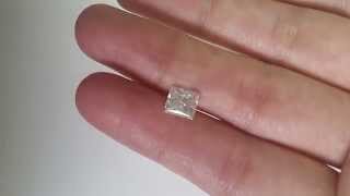 2.11 CARAT E SI1 PRINCESS NATURAL LOOSE DIAMOND FOR ENGAGEMENT RING RB 2 CT