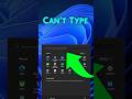 Fix Can't Type, Search Bar on Windows 11  #windows11tutorial  #windowstricks #search #fix #fixed