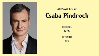 Csaba Pindroch Movies list Csaba Pindroch| Filmography of Csaba Pindroch