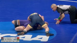 174lbs Michael O'Malley (Drexel) vs Lance Runyon (UNI)