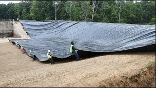 Watch how Owens Corning RhinoMat Geomembranes are Made, Fabricated and Installed