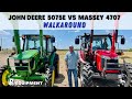 John Deere 5075E vs Massey 4707 - Walk Around