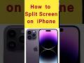 how to split screen on iphone | how to enable split screen multitasking | iphone split screen iOS 17