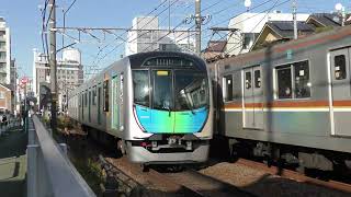 東京メトロ7000系(8連) 走行シーン\u0026車内の様子(富士見台→中村橋)