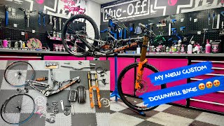 I BUILT UP A CUSTOM DOWNHILL BIKE!!!