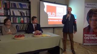 MAREK CHARZEWSKI KANDYDATEM SLD NA BURMISTRZA MALBORKA CZ.II - 11.10.2014