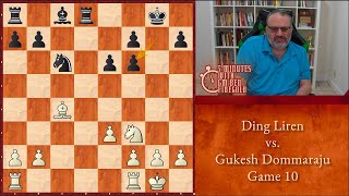 5 Minutes with GM Ben Finegold: Ding vs Gukesh, Game 10