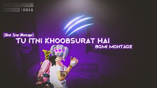 Tu Itni Khoobsurat Hai💙🔥| BGMI Montage Video | #shorts