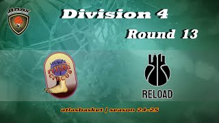 Atlasbasket - Div 4_Round 13 - LFC vs RELOAD