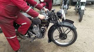 1936 Velocette MAC 350cc at Andy Tiernans #09001VEL