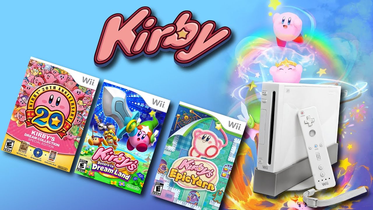 Todos Los Juegos De Kirby Para Nintendo Wi - YouTube