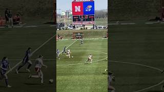 Abbey Schwarz goal Ella Rudney assist Nebraska Husker Soccer vs Kansas Spring Exhibition 4/13/24